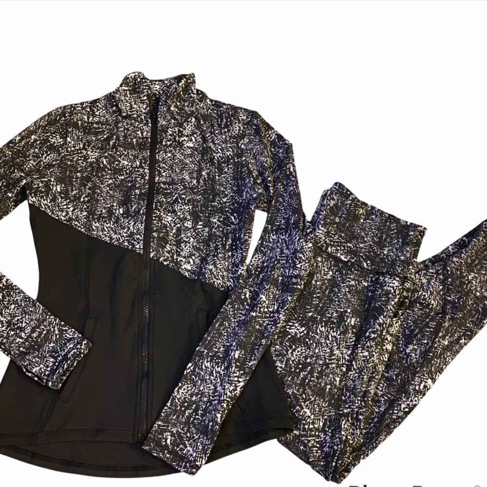 X by Gottex athletic set jacket and leggings black